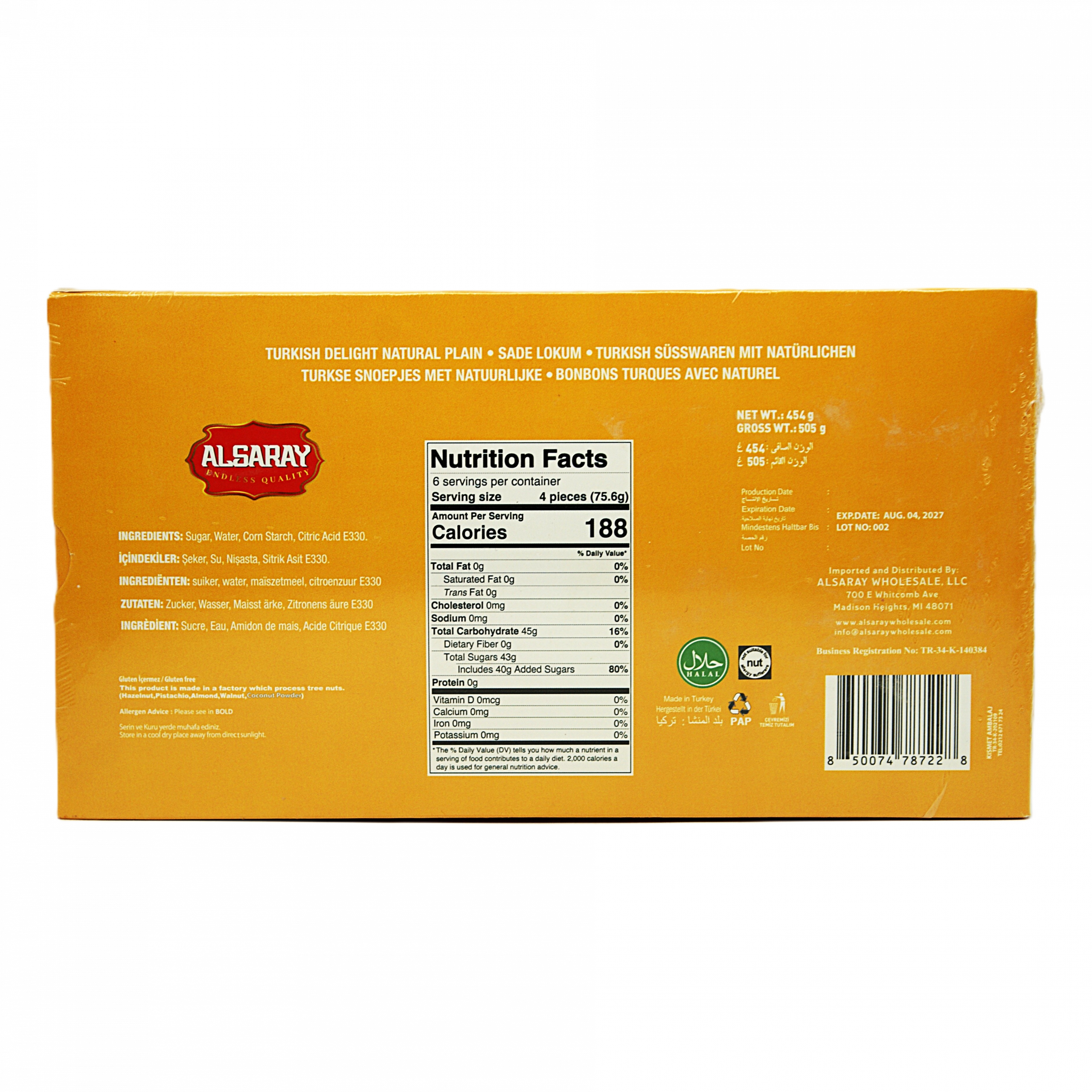 Turkish Delight Plain ALSARAY